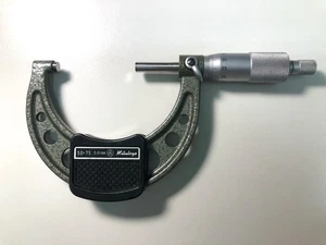 Mitutoyo Mikrometer / Bügelmessschraube 50 - 75 mm 0,01 #E021 - Bild 1 von 3