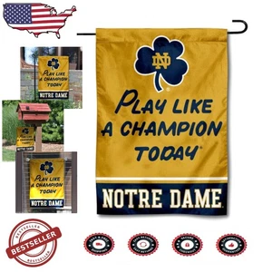 Irish Garden Flag 18x12" Green Polyester Double Sided USA Made Official - Picture 1 of 7