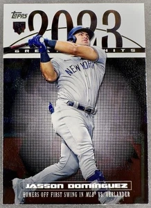 Jasson Dominguez RC 2024 Topps Greatest Hits #23GH-26 Yankees - Imagen 1 de 2