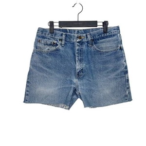 Wrangler Womens DIY Shorts Size 32 Denim Blue Light Wash Vintage Inspired - Picture 1 of 13