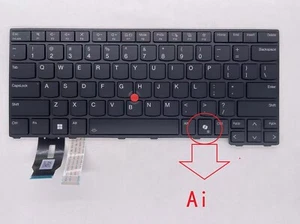 New Thinkpad T480S T490 T495 T14 GEN1/2/3/4/5 US Backlight keyboard - Picture 1 of 9