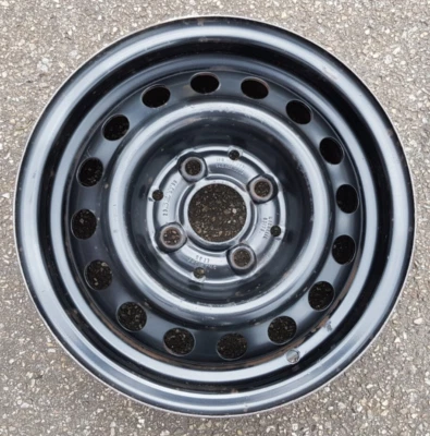 1 x Llanta de acero 5,5Jx13H2 4x100 ET38 VW Golf, Jetta, Scirocco 6K0601027A #28005 - Imagen 1 de 4
