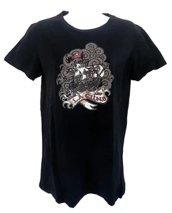 Tracii Guns-LA Guns Early 2000's Women's Babydoll Shirt L - Picture 1 of 4