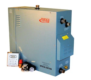 SPECIAL EDITION FULL SET 12KW HOME SPA STEAM SHOWER BATH GENERATOR AUTO DRAIN - Picture 1 of 8