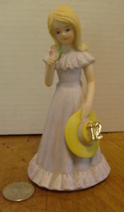 Vintage Enesco Birthday Girl Growing up 12" 1981 - Picture 1 of 2