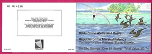 MARSHALL ISLANDS 1991 - Booklet - BIRDS OF THE ATOLLS & REEFS - Complete - MNH - Picture 1 of 2