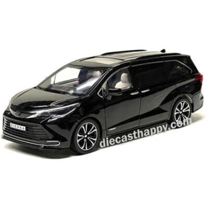 2021 Toyota Sienna 1:24 Scale Diecast Model Black by Mijo Exclusives - Picture 1 of 3