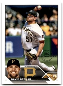 2023 Topps 582 Montgomery Club David Bednar Pittsburgh Pirates #553
