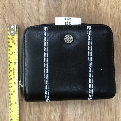 Fiorelli Black Purse With White Stitching for coins, cards/money Excellent Cond - Image 1 of 4