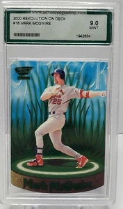 MARK McGWIRE 2000 Revolution ON DECK Die Cut #16 ~ CARDINALS 9 come nuovo - Foto 1 di 2