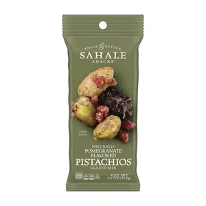 Sahale Snacks Pomegranate Flavored Pistachios Glazed Mix 1.5 Ounces Pack of 18 - Picture 1 of 6