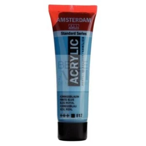 COLORE ACRILICO 517 BLU REALE AMSTERDAM "ACRYLIC" TUBO DA 20ML - Imagen 1 de 4