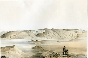 1856 US PACIFIC RR EXPLOR & SURVEY ENGRAVING MTNS ENTRANCE CANDADA DE LAS UVAS - Picture 1 of 2