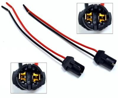 Universal Pigtail Wire Female Socket 168 T10 PBL Front Side Marker Light Plug C - Image 1 of 4