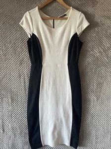 GEORGE WOMENS DRESS SIZE UK 12 SOLID SHORT SLEEVE ROUND ZIP UP - Picture 1 of 9