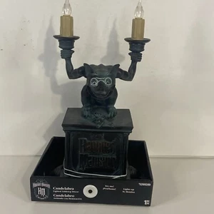 15" Gemmy Disney Haunted Mansion Wasserspeier Kandelaber Halloween beleuchtet Statue - Bild 1 von 21