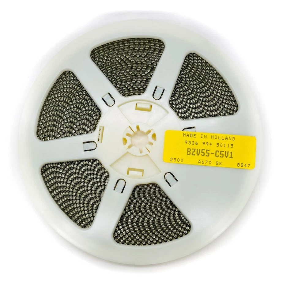 2500 piezas Amperex 4-38912-2 montaje en superficie BZV55-C5V1 diodo Zener de Philips Foto 1 de 4