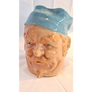 Henry Giffen Hand Made Porcelain Tobacco Mug Pirate Falstaff Jar Vintage - Picture 1 of 7