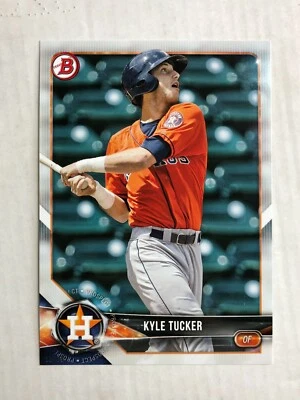 KYLE TUCKER 2018 Bowman Prospects SP JUMBO 5x7 BASE RC 10/49! #BP55! HUGE SALE! - Image 1 of 3