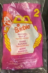 Figurina Barbie Raperonzolo con Base #2 McDonald's Happy Meal 1996 - Foto 1 di 2