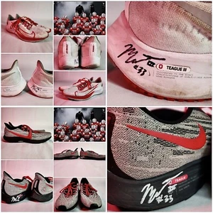 Nike Ohio State Football Team Issued Player Worn #33 Teague RB Shoes Auto CFP - Picture 1 of 1