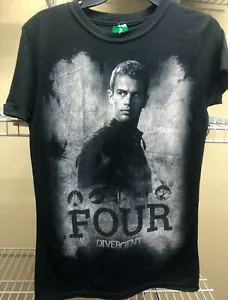 Divergent Movie Promo Maglietta Nera Quattro Tobias Eaton Donna Junior Medium - Foto 1 di 7