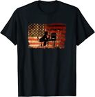 NEW LIMITED Patriotic U.S. Flag Amateur Ham Radio Operator Design Gift T-Shirt