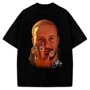 Stephen Curry 4 Rings Muse Steph Curry GSW Custom Design Graphic T-Shirt - Picture 1 of 7