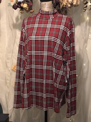 Women’s Plus  Size 2X Mock Turtleneck Shirt, NWT - Image 1 of 4