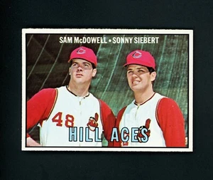 1967 Topps 'Hill Aces' - McDowell, Siebert - Cleveland Indians #463 NM-MT - Picture 1 of 2