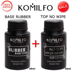 VERKAUF! Komilfo Gummibasis 30 ml. + TOP KEIN WISCH 30ml. Gelpolitur LED/UV Einweichen - Bild 1 von 4