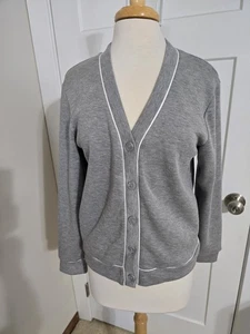 Neu mit Etikett Damen-Cardigan Paspel Knopfleiste All In Motion meliert grau XS  - Bild 1 von 4