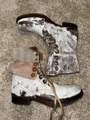 ¡NUEVAS Botas Bull Boxer Cuero Marrón Envejecido Talla 8! Foto 1 de 4