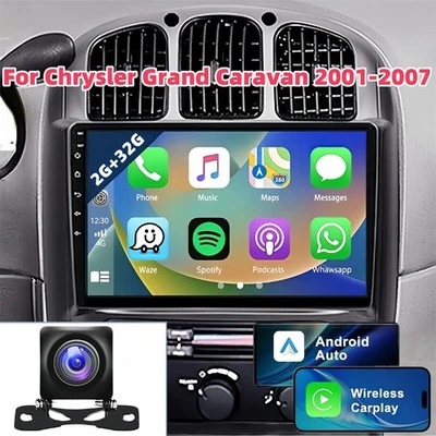 Fit 2001-2007 Dodge Grand Caravan 10.1" Android 13 Car Radio Stereo Gps Navi 32G - Imagem 1 de 4