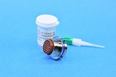 TTI Amphenol 37S Circular Mil-Spec Connector Socket Panel Mount 91-645684-35T - Image 1 of 4