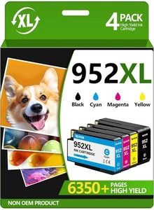 952XL 952 XL Ink Cartridges For HP Black Cyan Magenta Yellow 02/2027 **READ - Picture 1 of 7