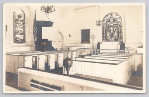 WILMINGTON DELAWARE Holy Trinity Church / Old Swedes 1926-40s RPPC AZO - Bild 1 von 3