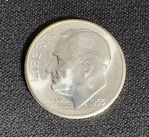 1953-S Roosevelt Dime FS-901 "Acorn" Variety Early Stage 00 - Picture 1 of 4