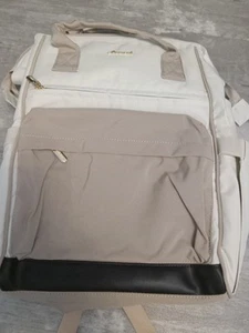 Lovevook Backpack For 15.6 Laptop Lots Of Storage Beige USB Port - Afbeelding 1 van 5