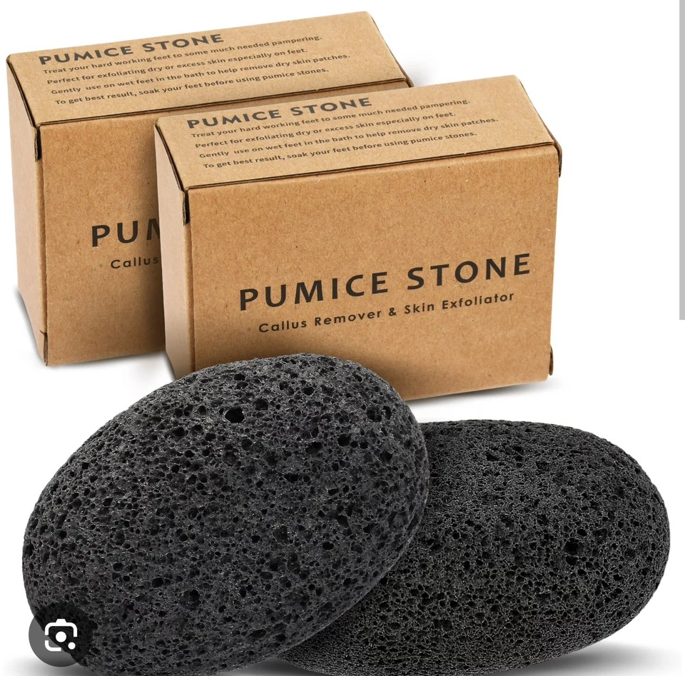 Piedra pómez natural para pies - Exfoliante de pies de lava fregadora herramientas de pedicura, De Foto 1 de 1