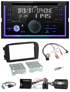 JVC Lenkrad USB 2DIN DAB Bluetooth CD Autoradio für Mercedes SL R230 2000-2006 - Bild 1 von 11