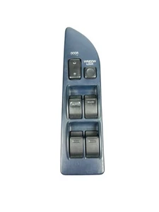 89-91 Toyota Camry Driver Left Master Power Window Door Lock Switch Blue - Picture 1 of 4