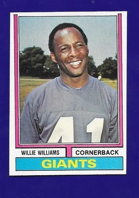 1974 Topps #284 Willie Williams NRMT-Mint - Image 1 of 2