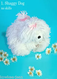 ANIMAL patterns: knit BUNNY slippers, crochet ELEPHANT, no skills required DOG. - Picture 1 of 3