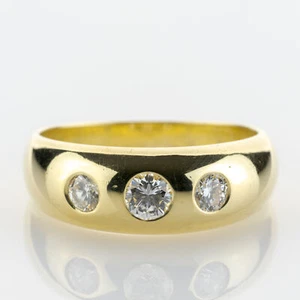 14k gold ring with 0.47ct diamonds - Picture 1 of 5