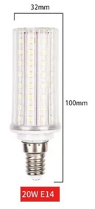 LED E14 20W 6000K Kaltweiß 2100Lumen Maiskolben Birne (10 Stück) - Bild 1 von 3