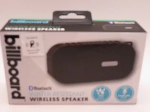Billboard ABB731 Water-Resistant Bluetooth Portable Speaker - Black - Picture 1 of 9