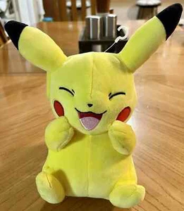 Pokemon 8" PIKACHU Plush 2022 Jazwares Pokemon Z2 - Picture 1 of 5