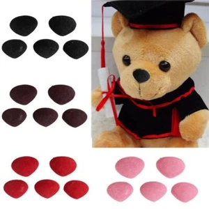 DIY Tool Toys Dolls Accessories Velvet Bear Buttons Plastic Triangle Nose - Picture 1 of 25