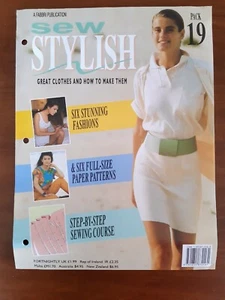 SEW STYLISH #19 LADIES DRESS JACKET BOXER SHORTS BRA TOP CULOTTES 12-16 UNCUT - Imagen 1 de 8